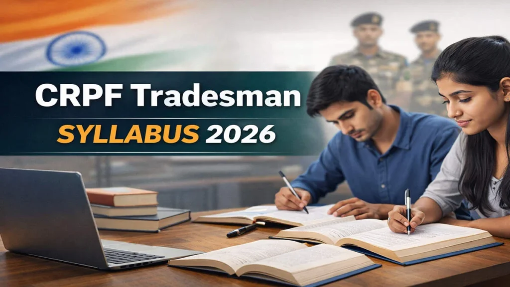CRPF Constable Tradesman Syllabus 2026