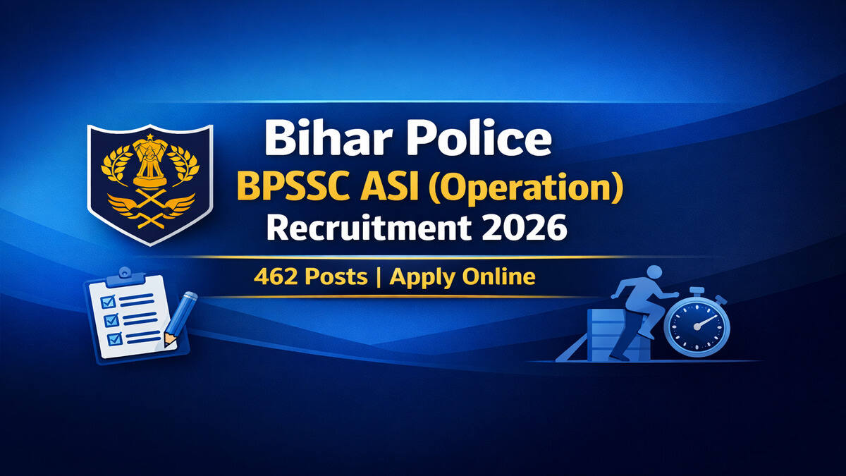 Bihar Police BPSSC ASI (Operation) Recruitment 2026