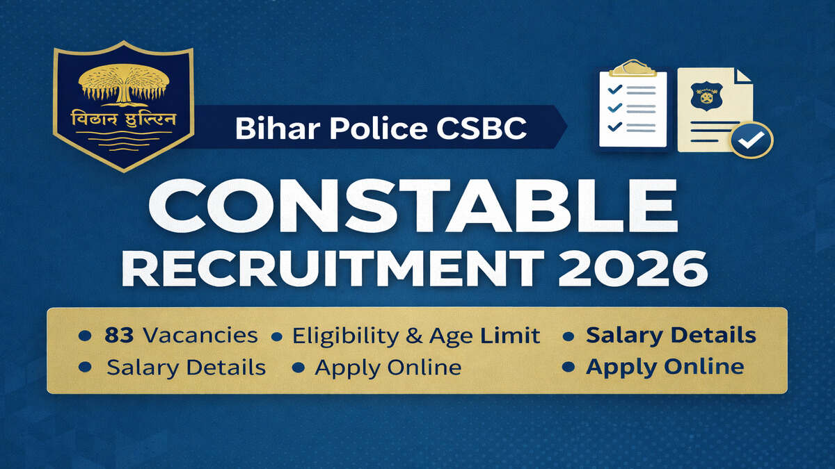 Bihar Police CSBC Constable Recruitment 2026