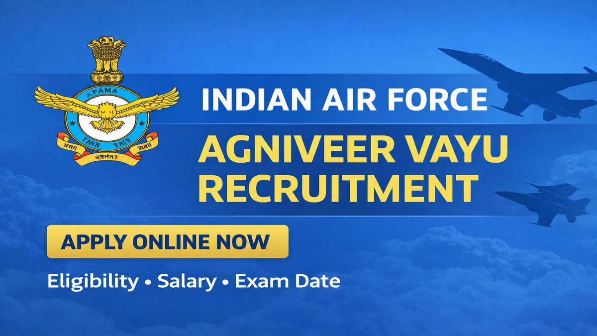 Indian Air Force Agniveer Vayu Intake 01/2027