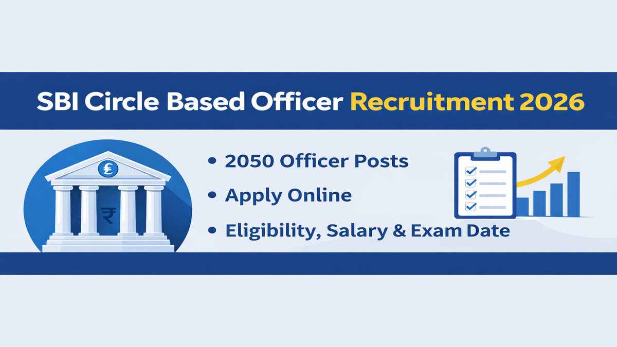SBI Circle Based Officer (CBO) Recruitment 2026